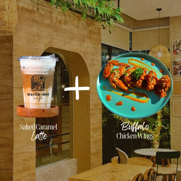 Salted Caramel Latte and Buffalo Chicken Wings pairing